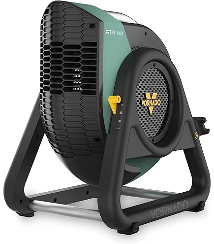 Vornado ボルネード サーキュレーター イエロー 293HD-JP ボルネード、壁掛けもできる防塵仕様のサーキュレーター「293HD